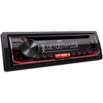 JVC KD-T702BT CD imtuvas su Bluetooth, 1-DIN, 200 W, juodas
