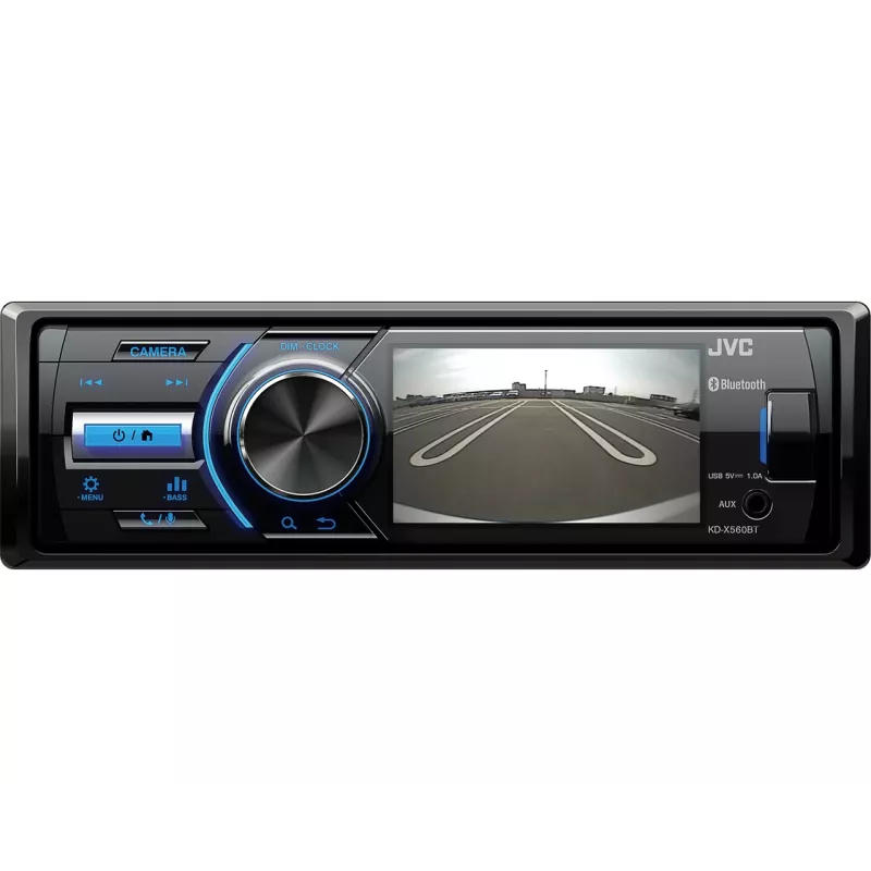 JVC KD-X560BT Juodas 180 W Bluetooth automobilinis multime dia grotuvas
