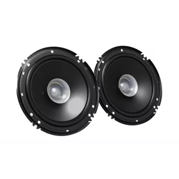 Automobiliniai garsiakalbiai JVC CS-J610X 2 krypčių apvalūs 16 cm (6 col.) 30 W RMS 300 W maks. 4 Ω, montavimo gylis 4,3 cm, juodi, komplektas 2 vnt.
