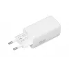 IBOX ILUC65W universalus mobiliojo įrenginio kroviklis, 65W, 2x USB-C + 1x USB-A, baltas, 1.5 m laidas
