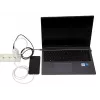 IBOX ILUC65W universalus mobiliojo įrenginio kroviklis, 65W, 2x USB-C + 1x USB-A, baltas, 1.5 m laidas