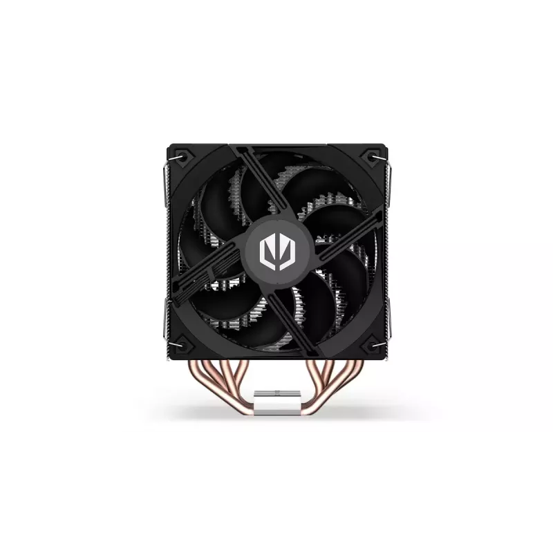 Oro aušintuvas ENDORFY Fera 5 Dual Fan — 2x 120 mm PWM ventiliatoriai, 4 šilumos vamzdeliai, TDP 220 W, suderinamas su LGA 2011 ir kitais lizdais, juodas