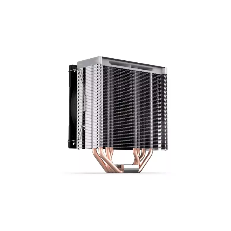 ENDORFY Fera 5 ARGB EY3A007 procesoriaus oro aušintuvas, 120 mm Fluctus PWM ARGB ventiliatorius, 4 šilumos vamzdeliai, aukštis 155 mm, juodas