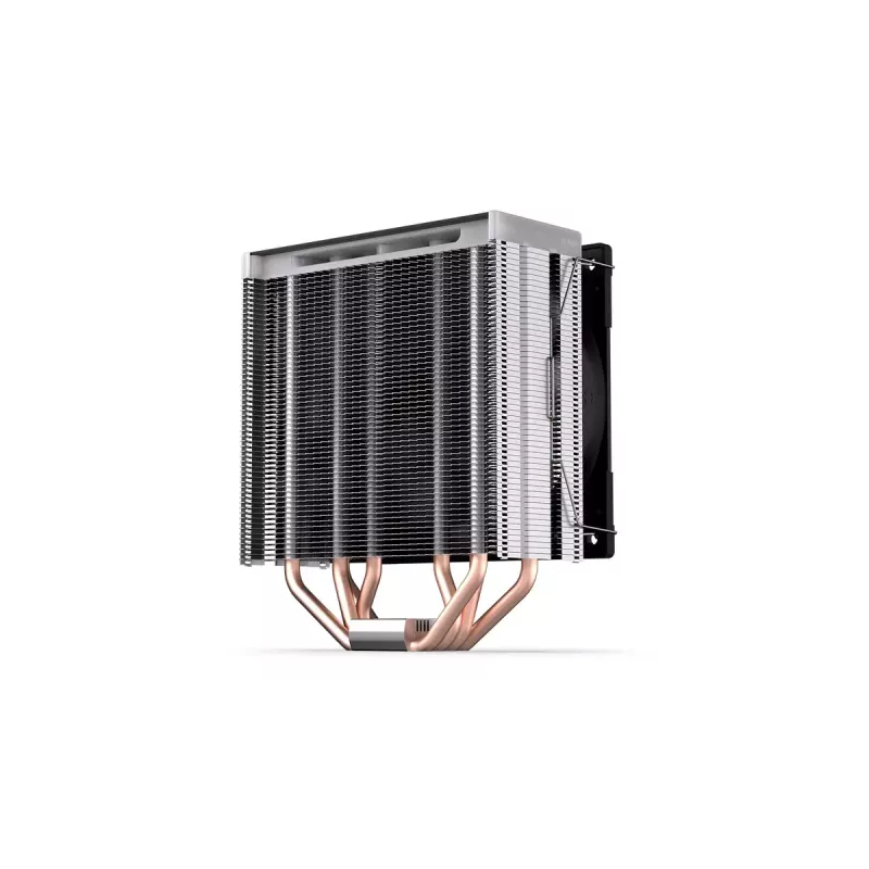 ENDORFY Fera 5 ARGB EY3A007 procesoriaus oro aušintuvas, 120 mm Fluctus PWM ARGB ventiliatorius, 4 šilumos vamzdeliai, aukštis 155 mm, juodas