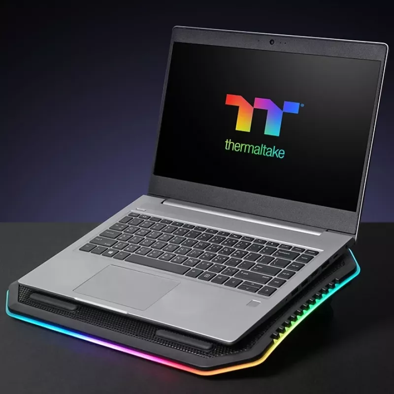 THERMALTAKE nešiojamojo kompiuterio aušintuvas Massive 12 RGB - 15 colių