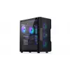 Korpusas ENDORFY Regnum 400 ARGB Tower Black — ATX, grūdintas stiklas, ARGB, 3x120mm priekyje, 1x120mm gale, palaiko GPU 37 cm
