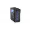 Korpusas ENDORFY Regnum 400 ARGB Tower Black — ATX, grūdintas stiklas, ARGB, 3x120mm priekyje, 1x120mm gale, palaiko GPU 37 cm