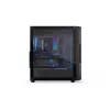 Korpusas ENDORFY Regnum 400 ARGB Tower Black — ATX, grūdintas stiklas, ARGB, 3x120mm priekyje, 1x120mm gale, palaiko GPU 37 cm