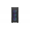 Korpusas ENDORFY Regnum 400 ARGB Tower Black — ATX, grūdintas stiklas, ARGB, 3x120mm priekyje, 1x120mm gale, palaiko GPU 37 cm