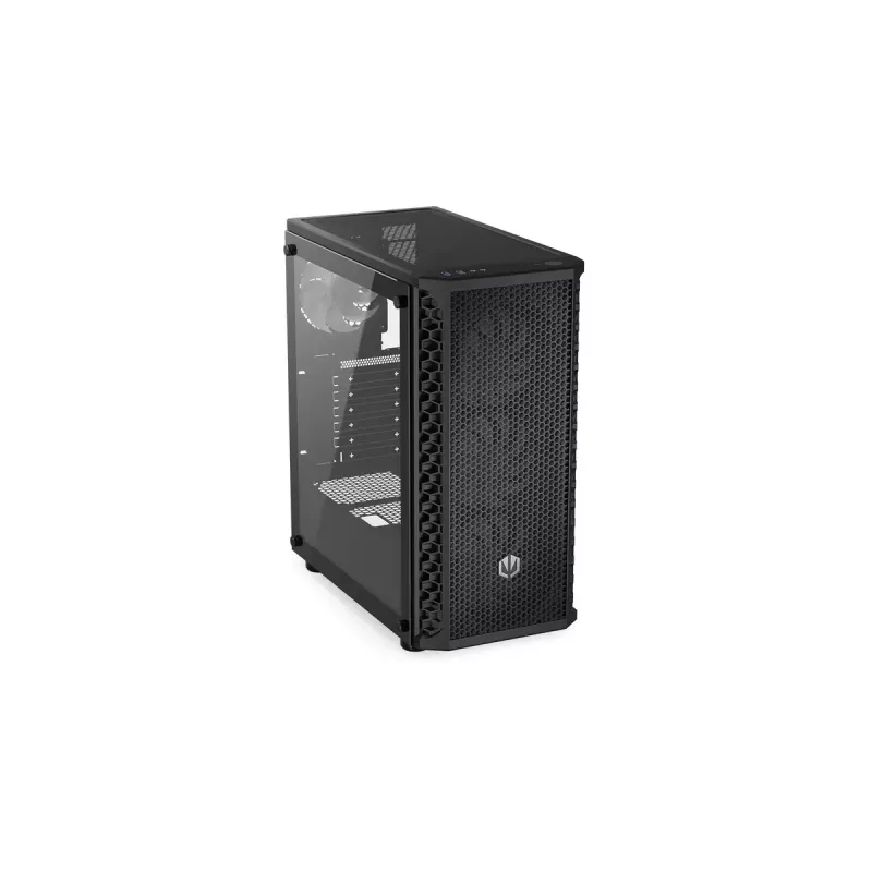 Korpusas ENDORFY Signum 300 ARGB Tower Black — ATX, grūdintas stiklas, ARGB apšvietimas, palaiko GPU 350mm, aušintuvo aukštis 161mm