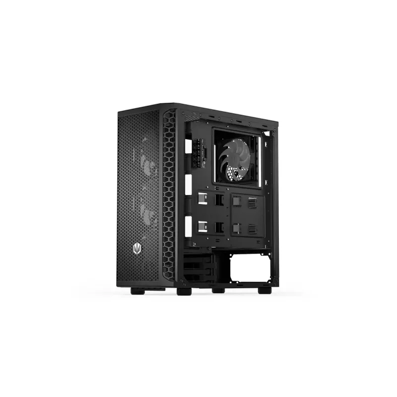 Korpusas ENDORFY Signum 300 ARGB Tower Black — ATX, grūdintas stiklas, ARGB apšvietimas, palaiko GPU 350mm, aušintuvo aukštis 161mm
