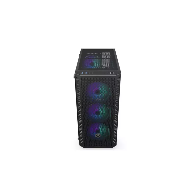 Korpusas ENDORFY Signum 300 ARGB Tower Black — ATX, grūdintas stiklas, ARGB apšvietimas, palaiko GPU 350mm, aušintuvo aukštis 161mm