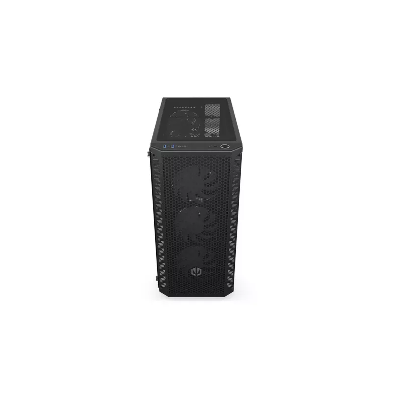 Korpusas ENDORFY Signum 300 ARGB Tower Black — ATX, grūdintas stiklas, ARGB apšvietimas, palaiko GPU 350mm, aušintuvo aukštis 161mm