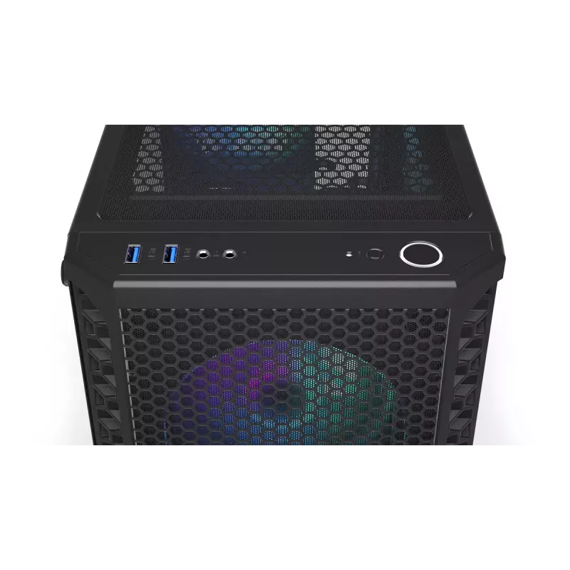 Korpusas ENDORFY Signum 300 ARGB Tower Black — ATX, grūdintas stiklas, ARGB apšvietimas, palaiko GPU 350mm, aušintuvo aukštis 161mm