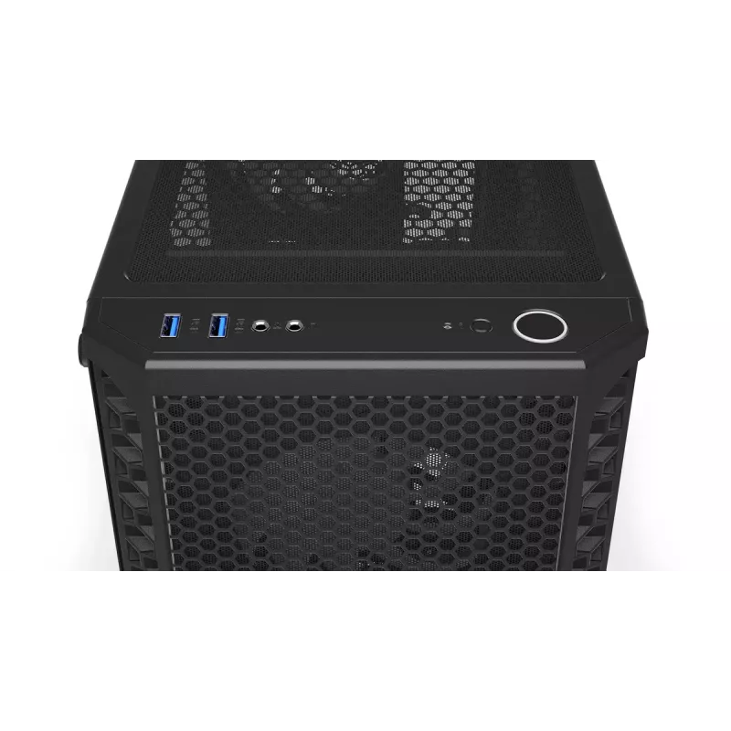 Korpusas ENDORFY Signum 300 ARGB Tower Black — ATX, grūdintas stiklas, ARGB apšvietimas, palaiko GPU 350mm, aušintuvo aukštis 161mm