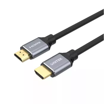 HDMI kabelis Unitek C140W 5 m — HDMI A tipo į A tipą, HDMI 2.1, 48 Gbit/s, 120 Hz, juodas