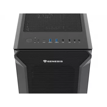 Korpusas GENESIS Irid 505F Midi Tower Juodas
