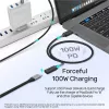 USB-C prailginimo laidas Unitek C14086BK-1.5M — USB 3.2 Gen 2, 10 Gbit/s, 5 m, juodas