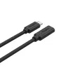 USB-C prailginimo laidas Unitek C14086BK-1.5M — USB 3.2 Gen 2, 10 Gbit/s, 5 m, juodas