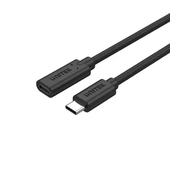 USB-C prailginimo laidas Unitek C14086BK-1.5M — USB 3.2 Gen 2, 10 Gbit/s, 5 m, juodas