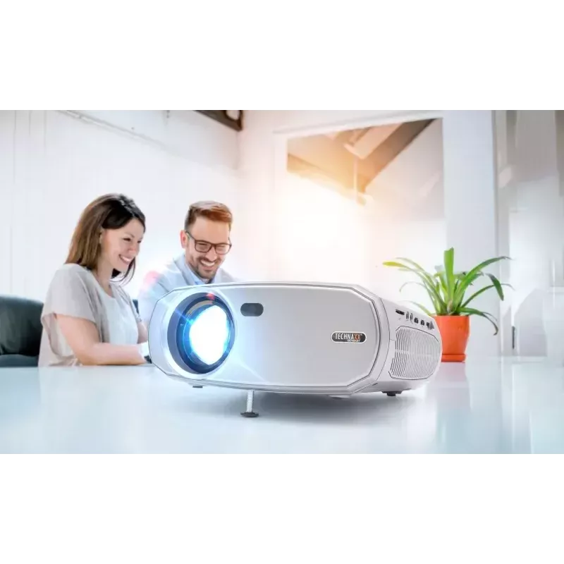 Projektorius Technaxx TX-177 15000 ANSI liumenų LCD 1080p Baltas
