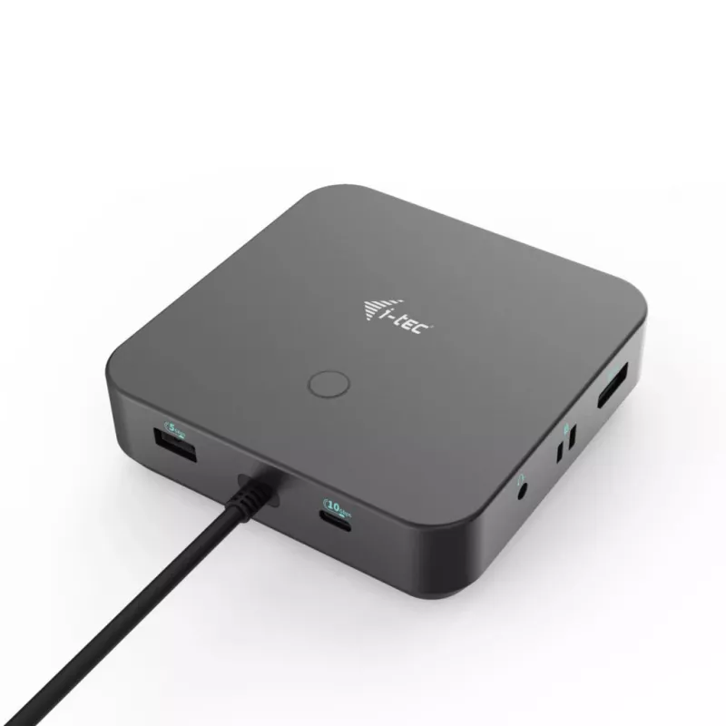 i-tec USB-C HDMI Dual DP Docking Station su Power Delivery 100 W ir universaliu įkrovikliu 100 W