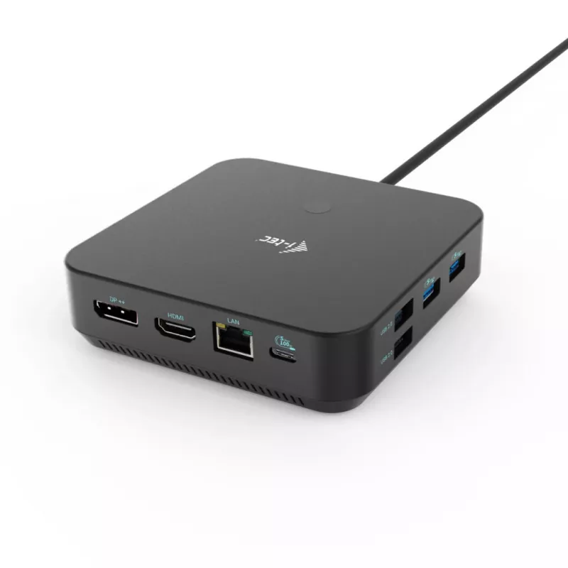 i-tec USB-C HDMI Dual DP Docking Station su Power Delivery 100 W ir universaliu įkrovikliu 100 W
