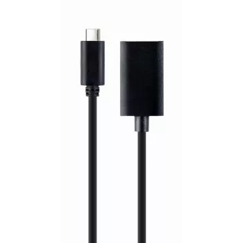 Gembird USB Type-C į DisplayPort adapterio kabelis, 4K, 15 cm, juodas