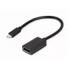 Gembird USB Type-C į DisplayPort adapterio kabelis, 4K, 15 cm, juodas