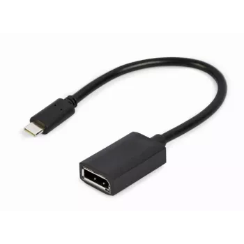 Gembird USB Type-C į DisplayPort adapterio kabelis, 4K, 15 cm, juodas