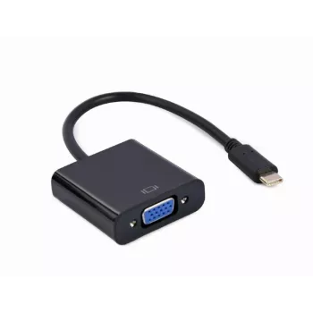 GEMBIRD USB Type-C į VGA vaizdo adapteris, 15 cm, juodas