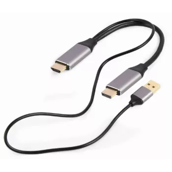 Gembird aktyvus 4K HDMI vyriškas į DisplayPort vyrišką adapterio laidas, 2 m - juoda