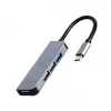 Gembird UHB-U3P1U2P3-01 USB šakotuvas su 4 lizdais, 1x USB 3.1 + 3x USB 2.0