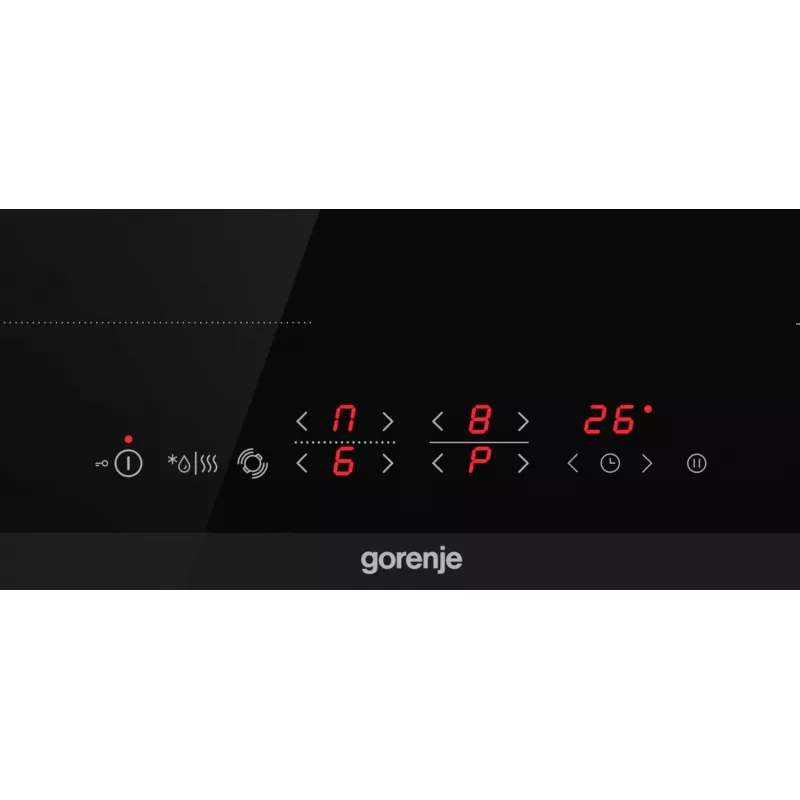 Gorenje ECT643BCSC įmontuojama keraminė kaitlentė 4 zonos jutiklinis valdymas