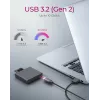 ICY BOX IB-CR404-C31 kortelių skaitytuvas CFexpress 2.0 Type-B, USB 3.2 Gen 2, aliuminis, juodas
