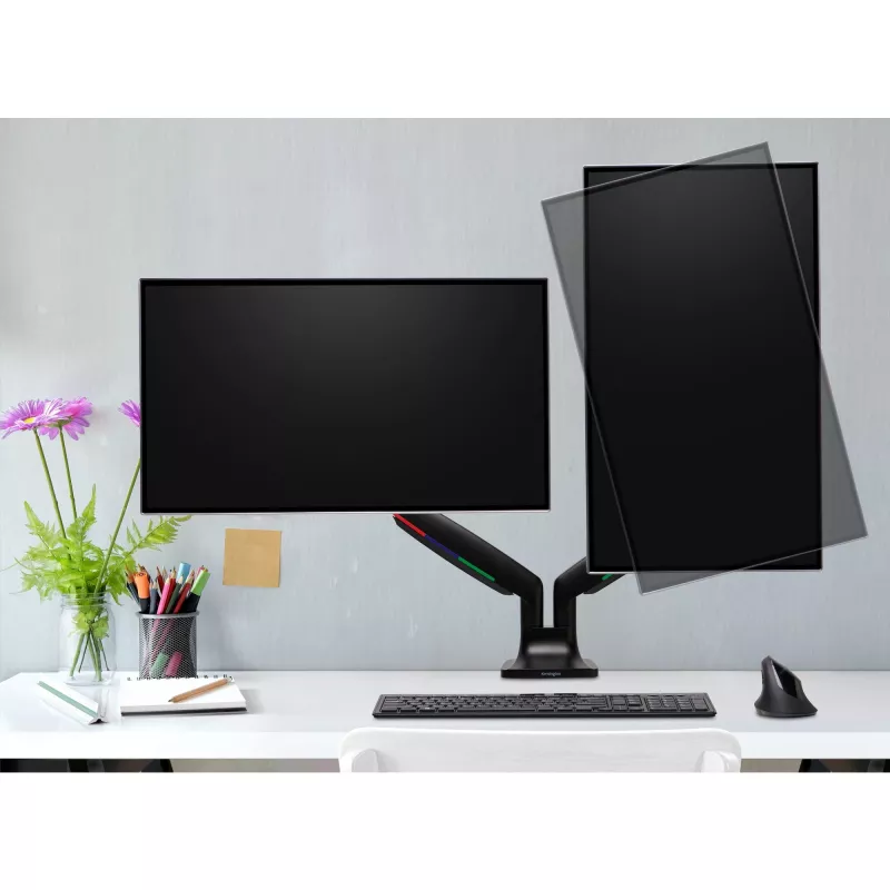 Dvigubas monitoriaus laikiklis Kensington SmartFit One-Touch K59601WW
