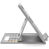 Kensington SmartFit Easy Riser Go reguliuojamas ergonomiškas nešiojamojo kompiuterio stovas su aušinimu, iki 14 colių