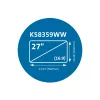 Kensington MagPro Magnetinis privatumo filtrus monitoriui 27 colių (16:9)