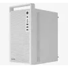 Korpusas AEROCOOL PGS CS-109-G-WT-v1 Mini Tower SPCC baltas — microATX, iki 26 cm GPU, FRGB, tinklelinis priekis