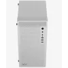 Korpusas AEROCOOL PGS CS-109-G-WT-v1 Mini Tower SPCC baltas — microATX, iki 26 cm GPU, FRGB, tinklelinis priekis