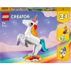 Konstruktorius LEGO Creator 3in1 31140 Stebuklingas vienaragis, 145 dalių, 130 mm aukštis, nuo 7 metų