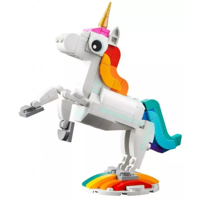 Konstruktorius LEGO Creator 3in1 31140 Stebuklingas vienaragis, 145 dalių, 130 mm aukštis, nuo 7 metų