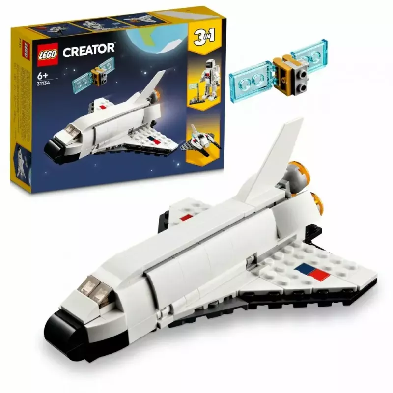 LEGO Creator 3 viename kosminis laivas 31134 — 144 detalės, nuo 6 metų, 160×120×60 mm