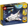 LEGO Creator 3 viename kosminis laivas 31134 — 144 detalės, nuo 6 metų, 160×120×60 mm