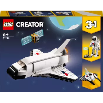LEGO Creator 3 viename kosminis laivas 31134 — 144 detalės, nuo 6 metų, 160×120×60 mm