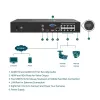 TP-Link VIGI NVR1008H-8MP 8 kanalų PoE+ tinklo vaizdo registratorius