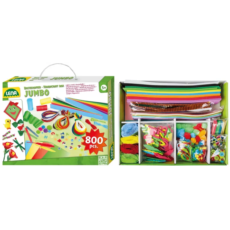 Vaikų kūrybos rinkinys Lena 42629 800 vnt. įvairiaspalvis