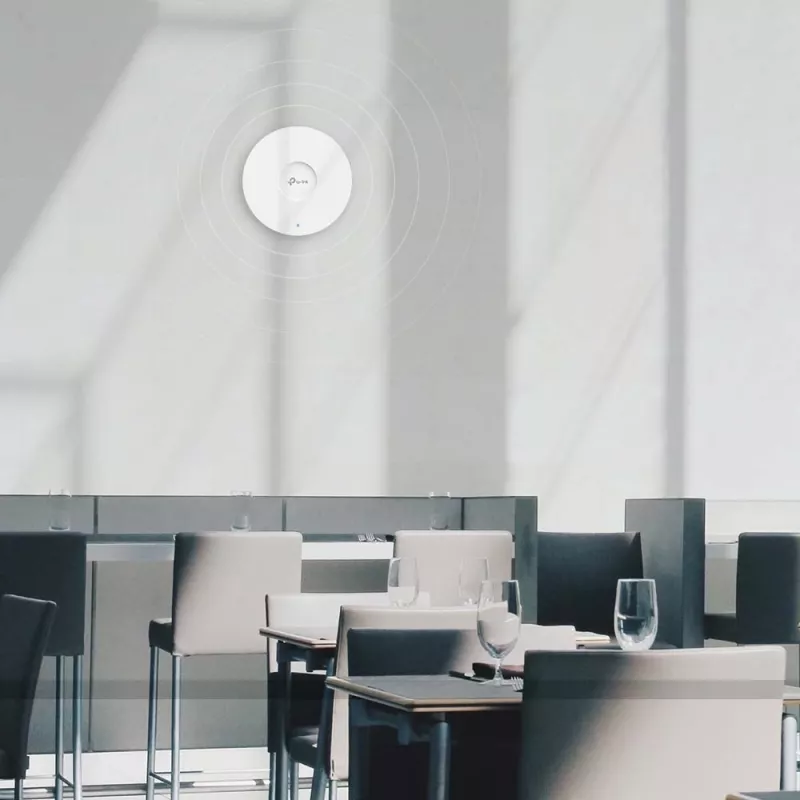 TP-Link Omada AX1800 belaidis prieigos taškas luboms WiFi 6, 2.4 GHz, 5 GHz, 1775 Mbit/s, HTTPS, SNMP, SNMPv2, SNMPv3, WPA, WPA2, WPA3, 100/1000 Mbit/s