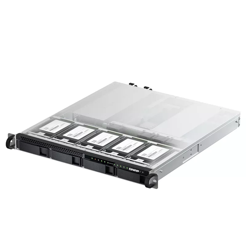 QNAP TS-h987XU-RP NAS stelažinis (1U) Intel Xeon E-2334 16 GB DDR4 QuTS hero Juoda, Sidabrinė
