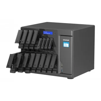 QNAP TS-1655 NAS bokštas Intel Atom C5125 8 GB DDR4 0 TB QNAP Turbo System juoda
